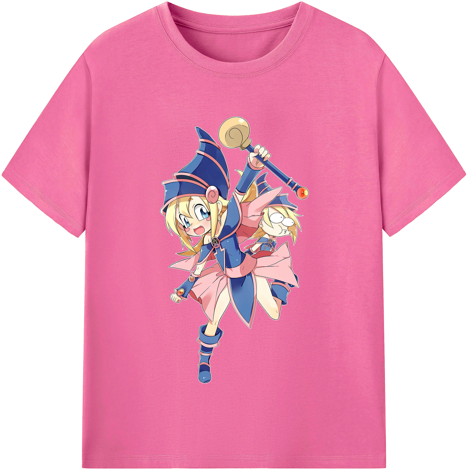 （画像用） 遊☆戯☆王 Yu-Gi-Oh! レディースカジュアルプリントTシャツ（綿100％）